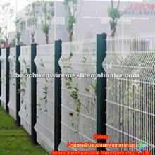 75 * 150mm PVC blanco recubierto soldado jardín malla de valla